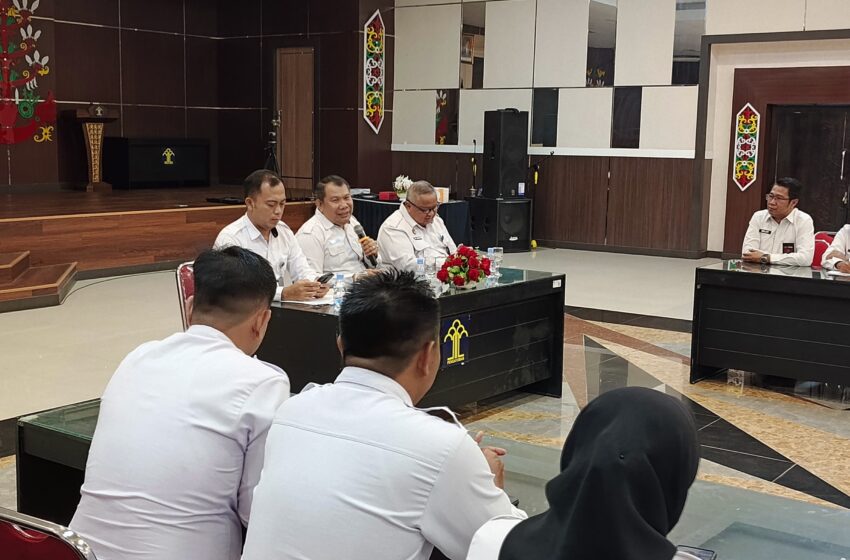  Tingkatkan Attitude, Komitmen dan Integritas, Kakanwil Ditjenpas Kalteng Pimpin Rapat Bersama Jajaran